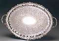 Silver tray by H.H. Tracy